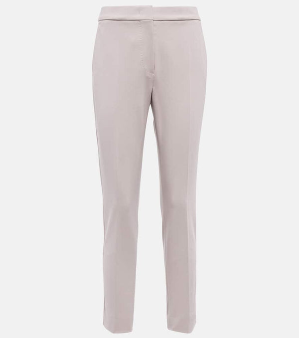 Max Mara Mid-rise straight jersey pants