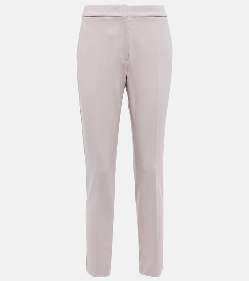 Max Mara Mid-rise straight jersey pants