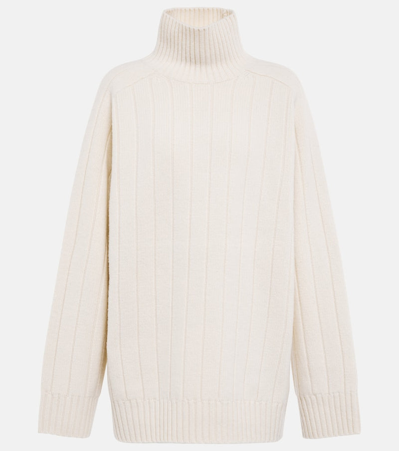 Toteme Ribbed wool and cashmere sweater