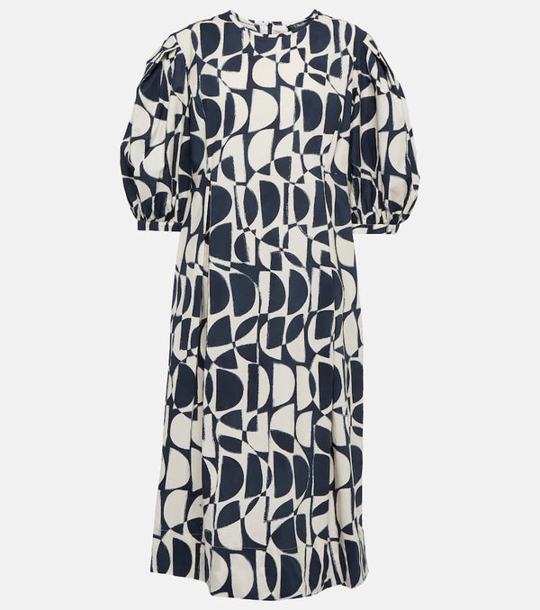 S Max Mara Lucia printed cotton midi dress