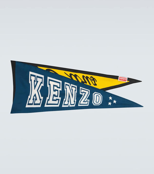 Kenzo Printed silk scarf