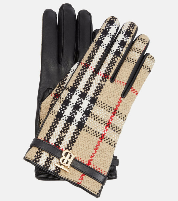 Burberry Victoria tweed gloves