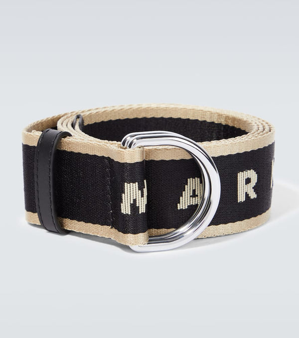 Marni Logo jacquard slider belt