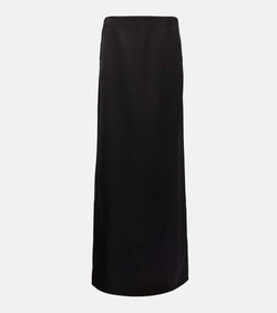 Bottega Veneta High-rise twill slip skirt