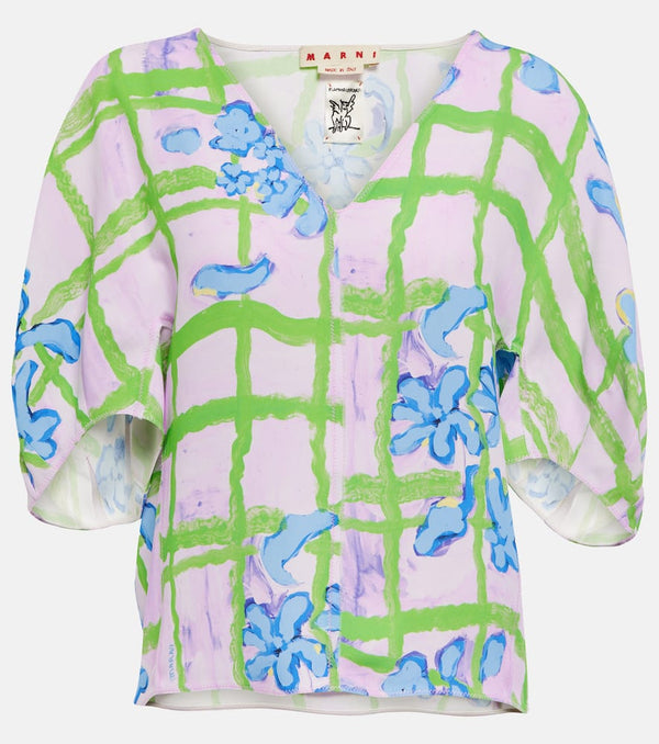 Marni Floral blouse