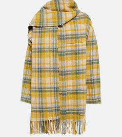 Marant Etoile Faty wool-blend scarf coat