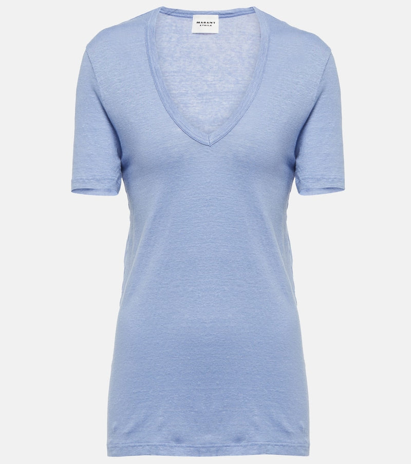 Marant Etoile Kranger linen jersey T-shirt