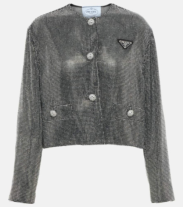 Prada Crystal-embellished jacket