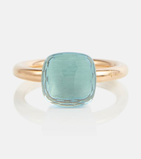 Pomellato Nudo 18kt gold ring with topaz