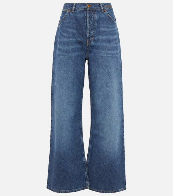 Chloé High-rise wide-leg jeans