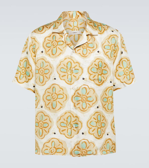 Commas Printed silk shirt