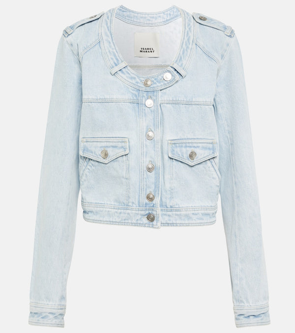 Isabel Marant Valene cropped denim jacket