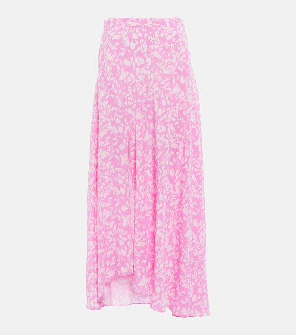 Isabel Marant Sakura silk-blend chiffon midi skirt