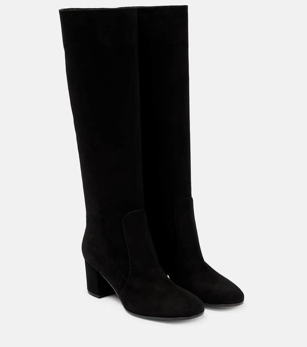 Gianvito Rossi Suede knee-high boots