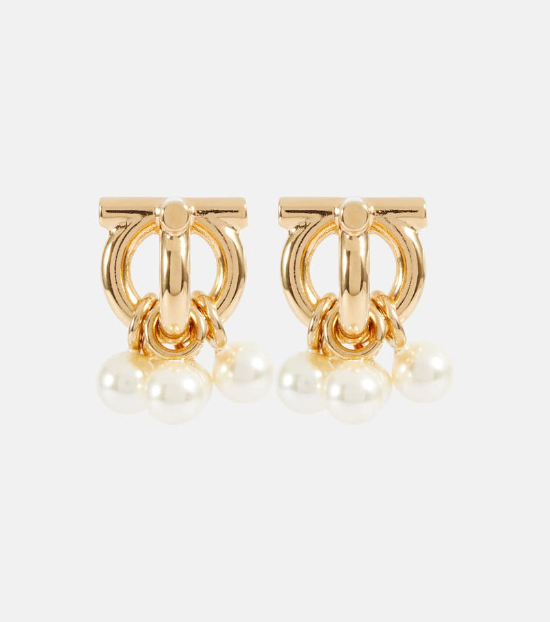 Ferragamo Gancini Dancing Pearl earrings