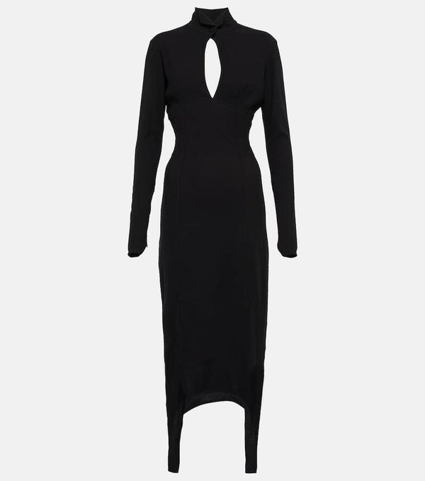 Patou Cutout jersey midi dress