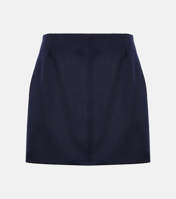 Ami Paris Virgin wool miniskirt