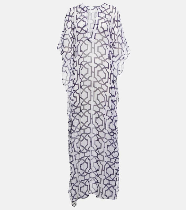 Alexandra Miro Roxanne printed chiffon kaftan