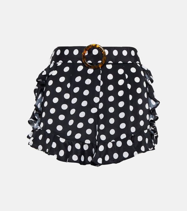 Alexandra Miro Marilyn crêpe de chine shorts