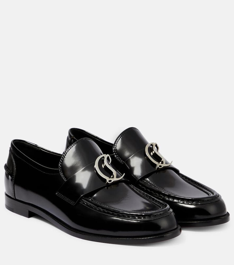 Christian Louboutin CL Moc leather loafers