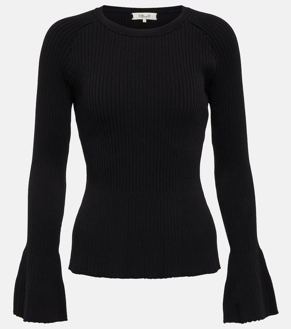 Diane von Furstenberg Talley ribbed-knit sweater