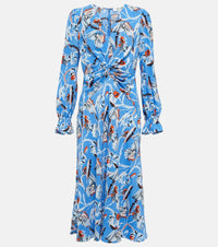 Diane von Furstenberg Anaba printed crepe midi dress