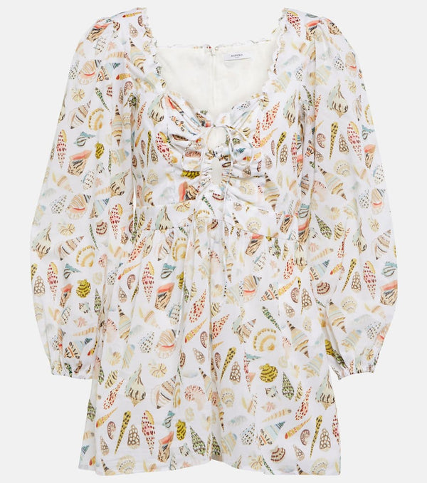 Marysia Sip Sip printed cotton playsuit