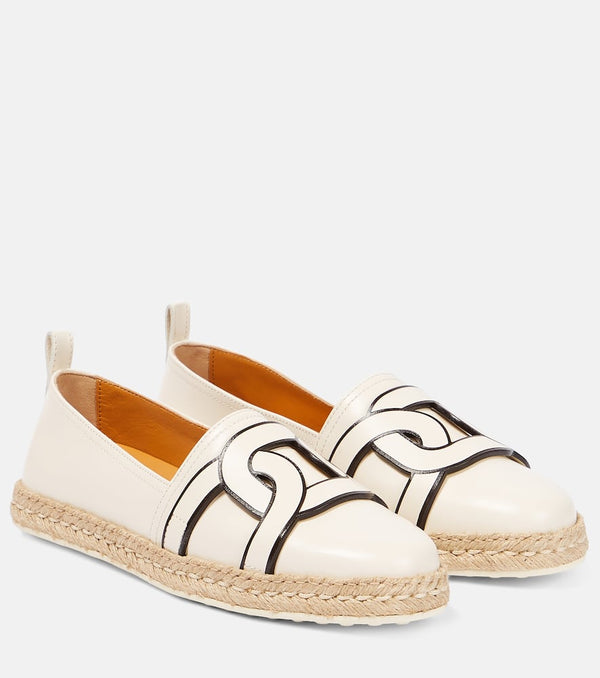 Tod's Kate leather espadrilles