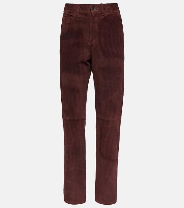 Blazé Milano Paso high-rise suede pants