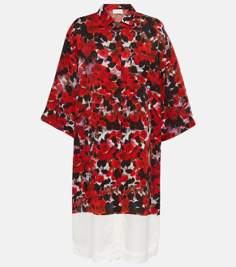 Dries Van Noten Floral shirt dress