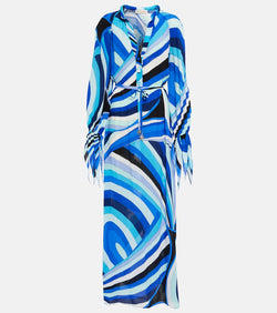 Pucci Printed satin kaftan