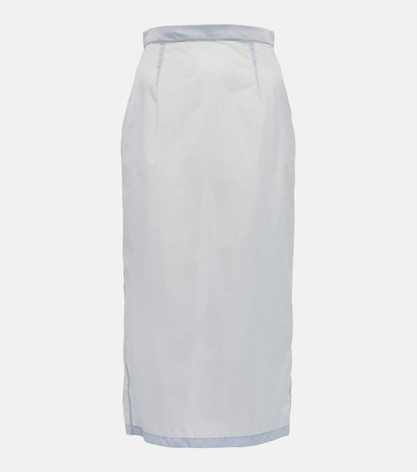 Maison Margiela Semi-sheer midi skirt