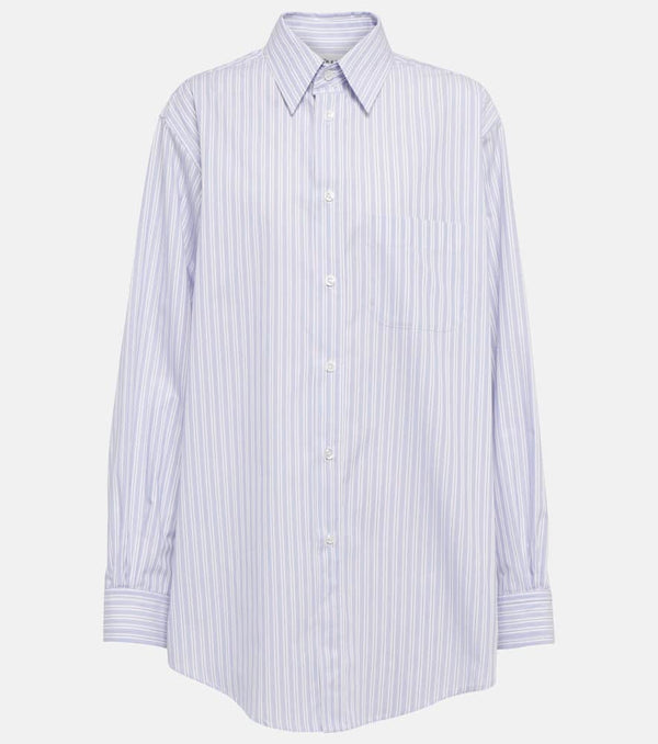 Maison Margiela Striped cotton shirt