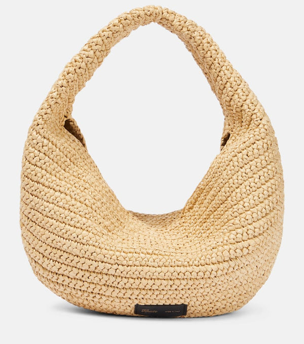 Khaite Olivia Medium raffia shoulder bag