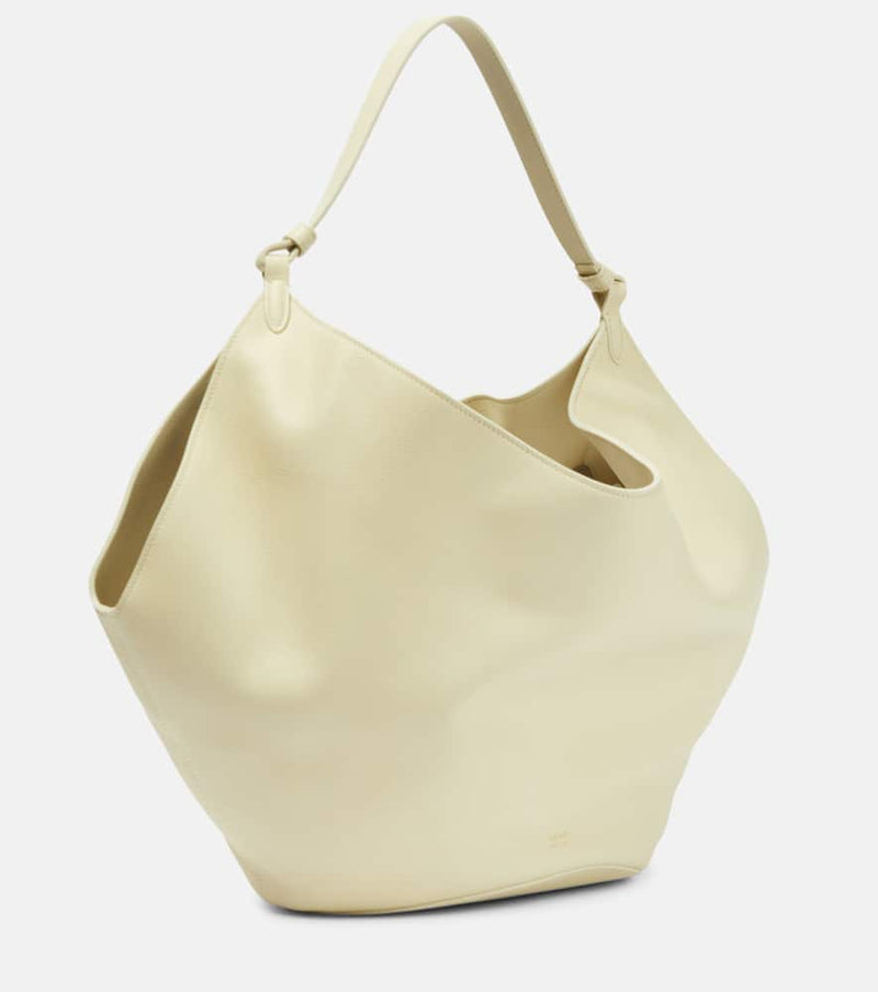 Khaite Lotus Medium leather tote bag