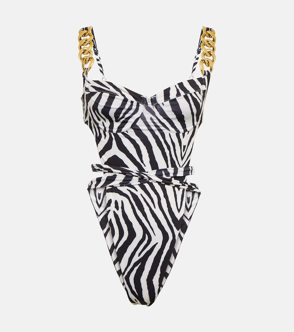 Same Gold Chain One Piece swimsuit