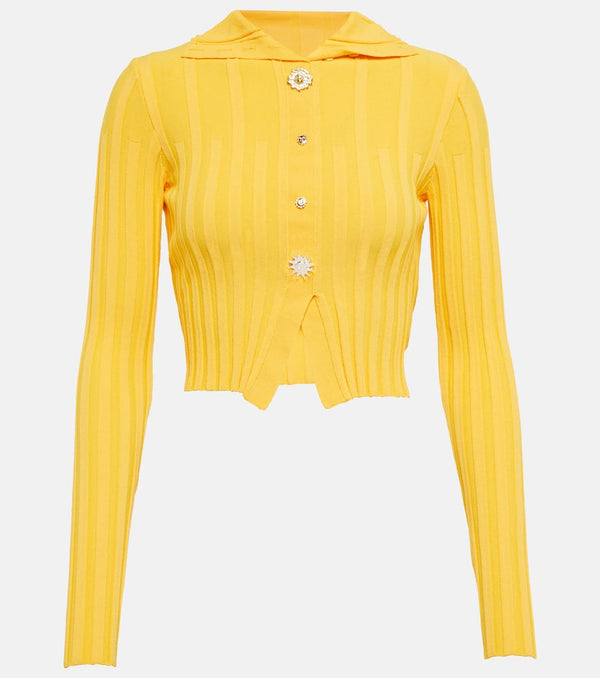 Jacquemus Le Bando ribbed-knit cardigan