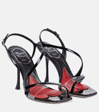 Roger Vivier I Love Vivier PVC and patent leather sandals