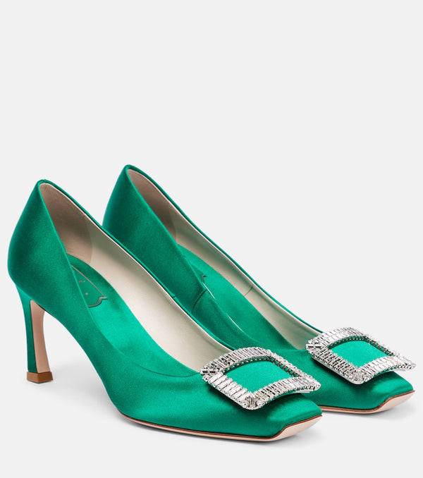 Roger Vivier Trompette 70 satin pumps