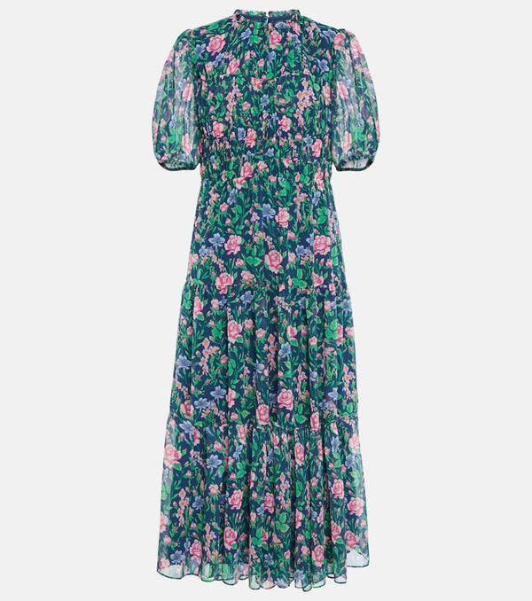 Diane von Furstenberg Blossom floral chiffon midi dress