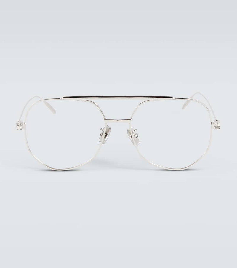 Givenchy Metal-frame aviator glasses