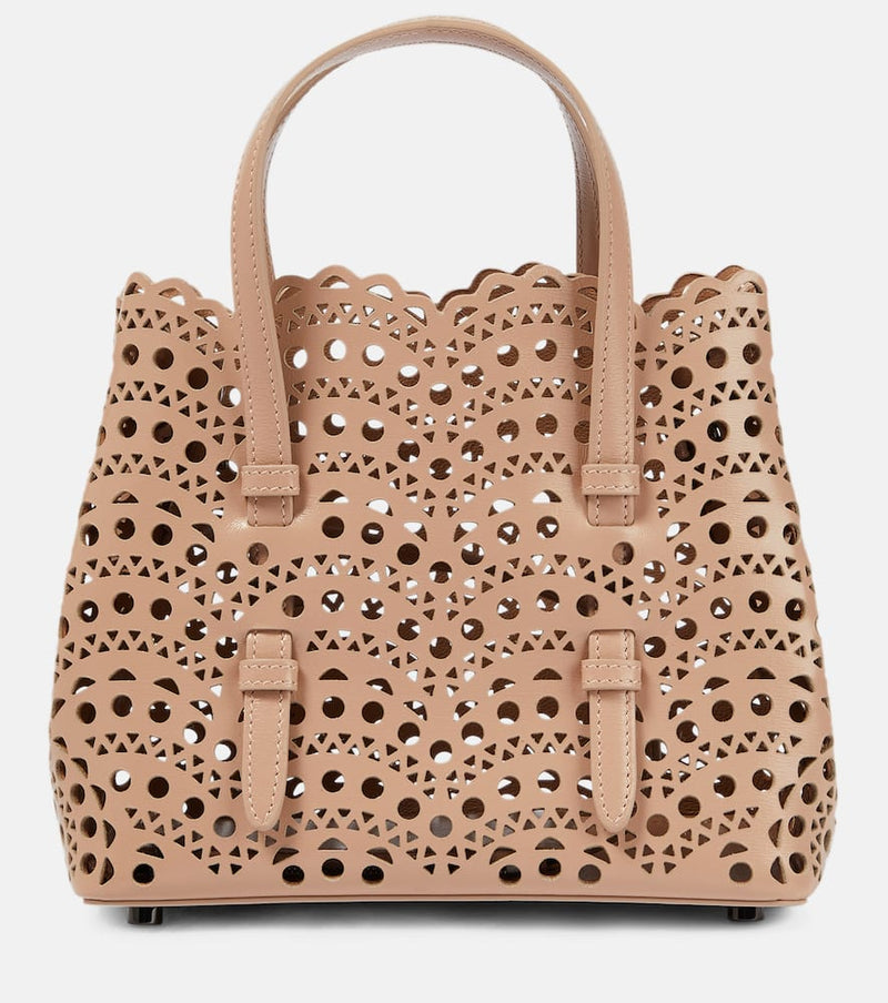 Alaïa Le Mina 20 Vienne Wave leather tote bag