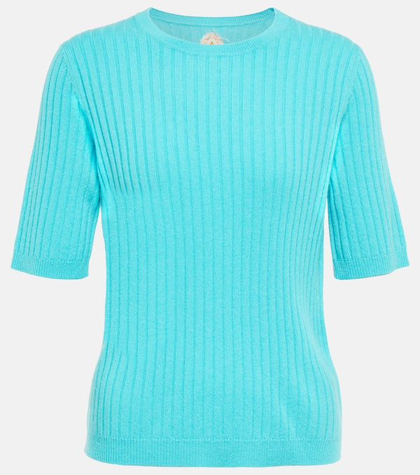 Jardin des Orangers Ribbed-knit cashmere top