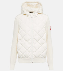 Canada Goose HyBridge® down-paneled wool hoodie