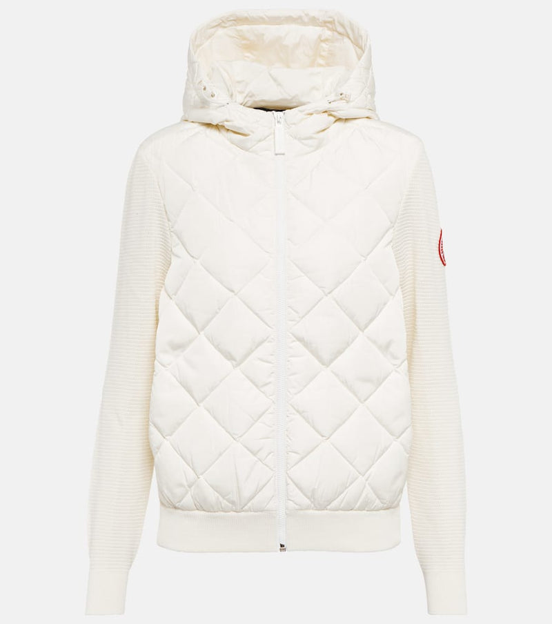 Canada Goose HyBridge® down-paneled wool hoodie