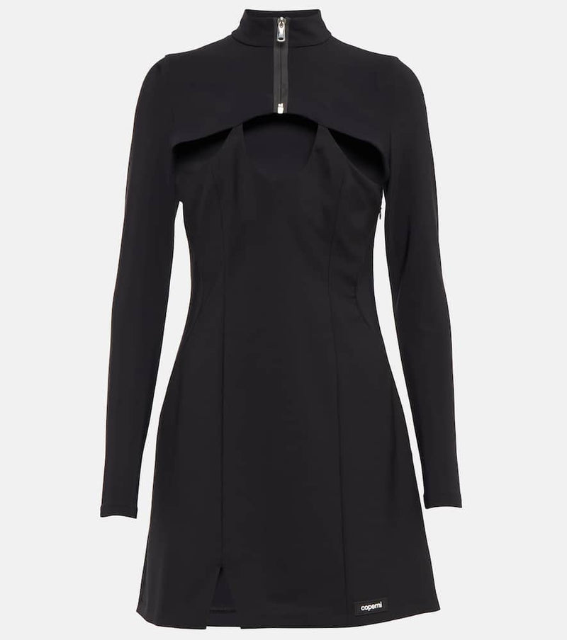 Coperni Cutout wool-blend minidress