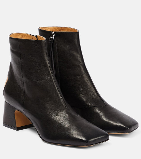 Maison Margiela Four-Stitch leather ankle boots