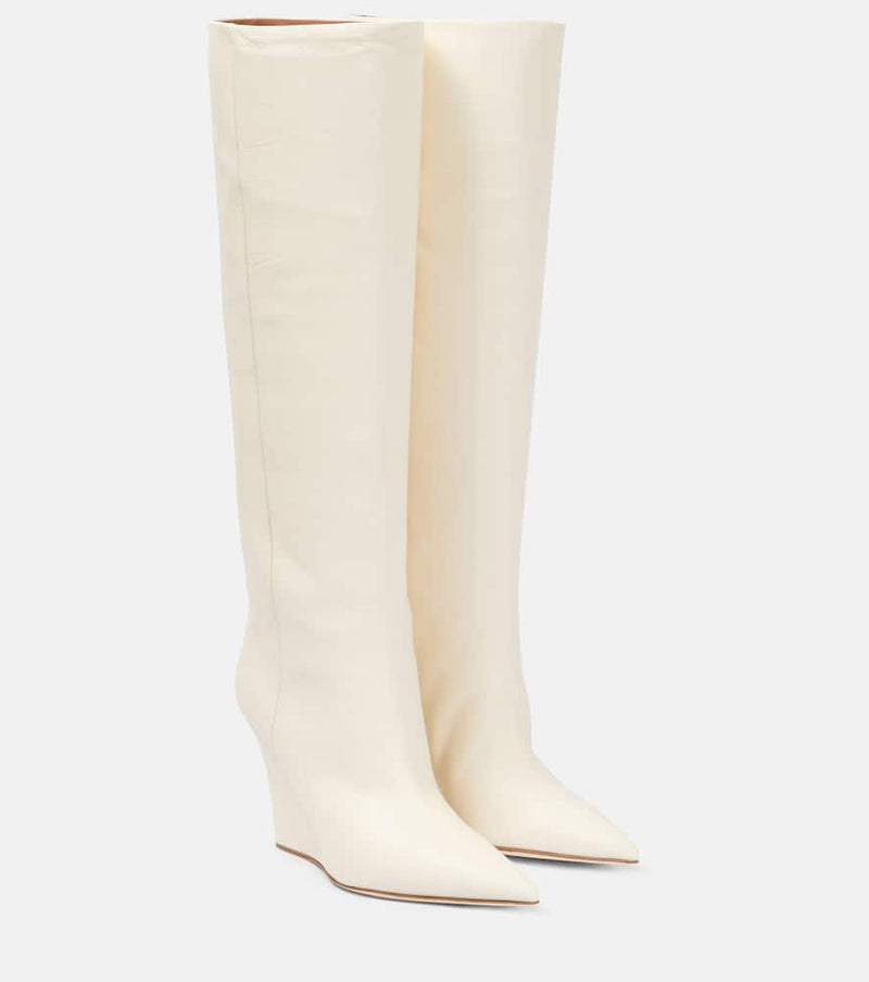 Paris Texas Wanda leather knee-high boots