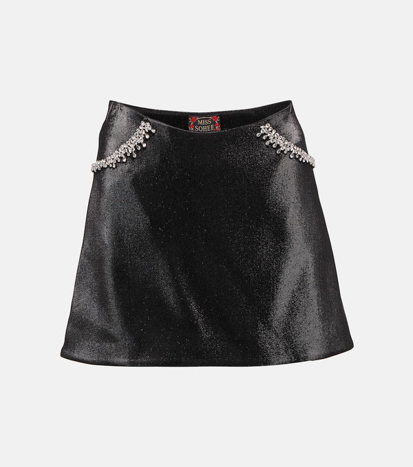 Miss Sohee Embellished miniskirt