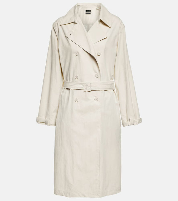 A.P.C. Irene cotton-blend trench coat